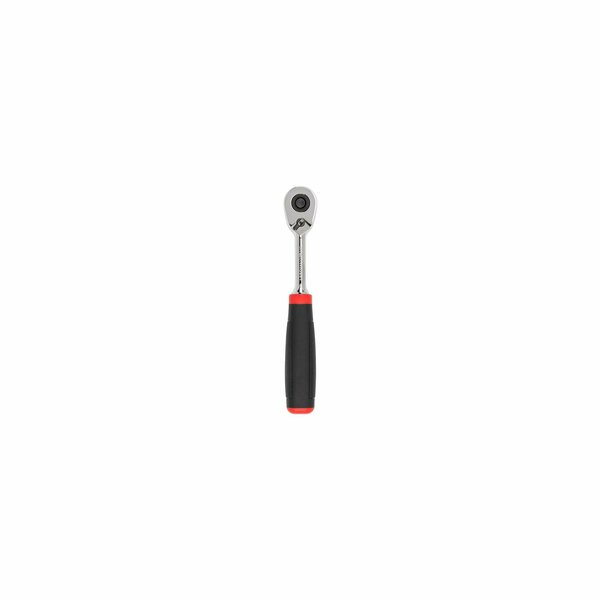 Tekton 1/4 Inch Drive x 6 Inch  Quick-Release Comfort Grip Ratchet SRH12006